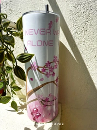 Spring day Metallic Tumbler Bottle