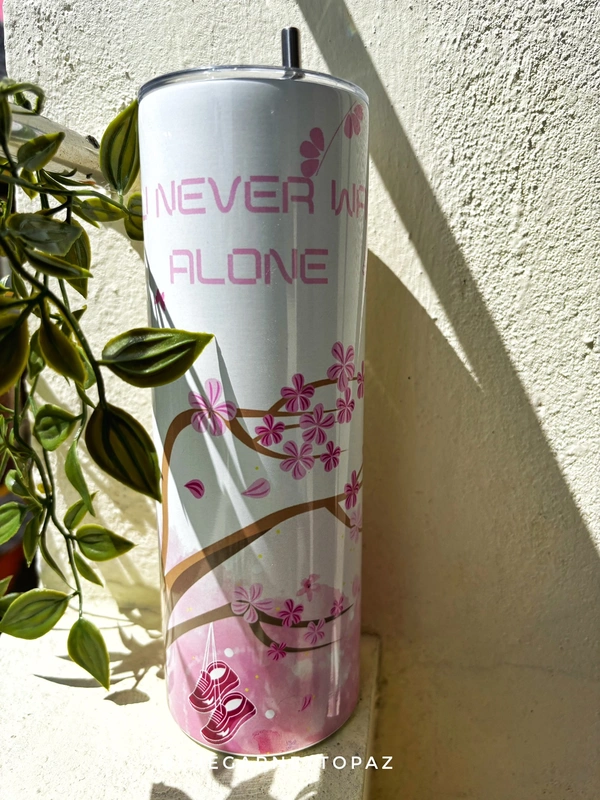 Spring day Metallic Tumbler Bottle