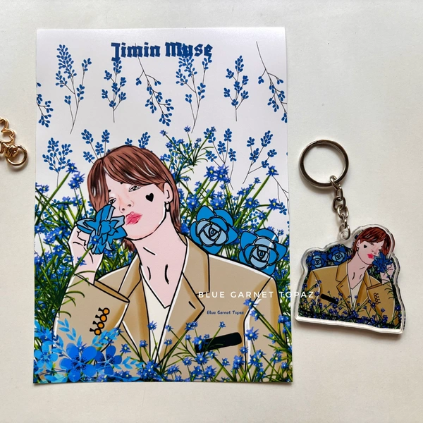 Jimin Muse Artprint And Keychain