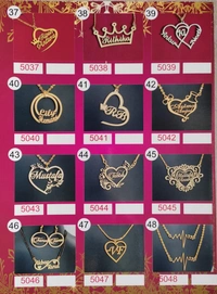 Customise Necklace - Adjustable, Golden