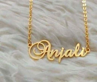 Customise Necklace - Adjustable, Golden