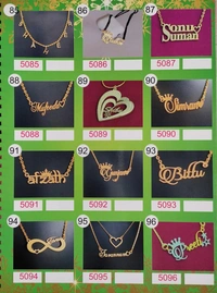 Customise Necklace - Adjustable, Golden