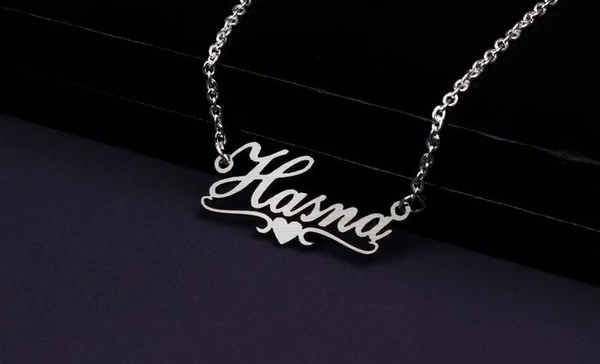 Customise Necklace - Adjustable, Silver