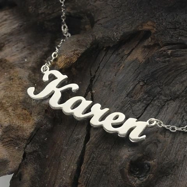 Customise Necklace - Adjustable, Silver