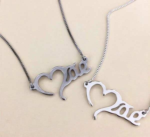 Customise Necklace - Adjustable, Silver