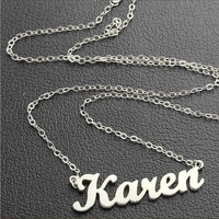 Customise Necklace - Adjustable, Silver