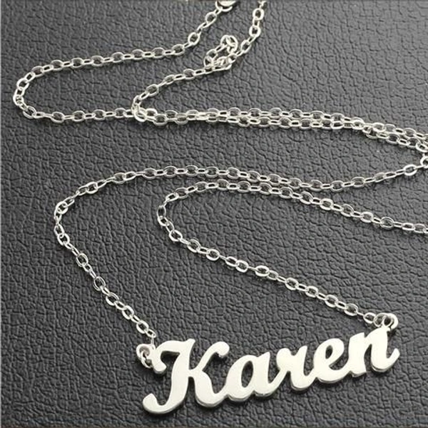 Customise Necklace - Adjustable, Silver