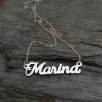 Customise Necklace - Adjustable, Silver