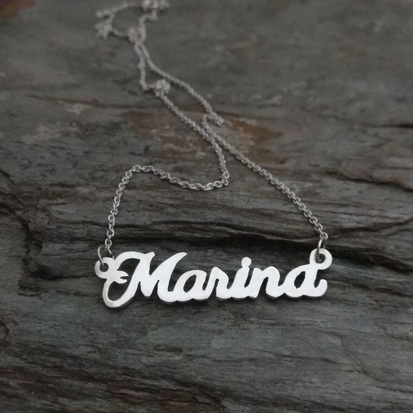 Customise Necklace - Adjustable, Silver
