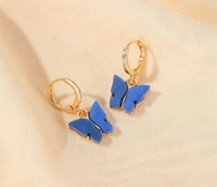 Butterfly earring - Lilac