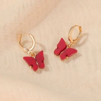 Butterfly earring - Lilac