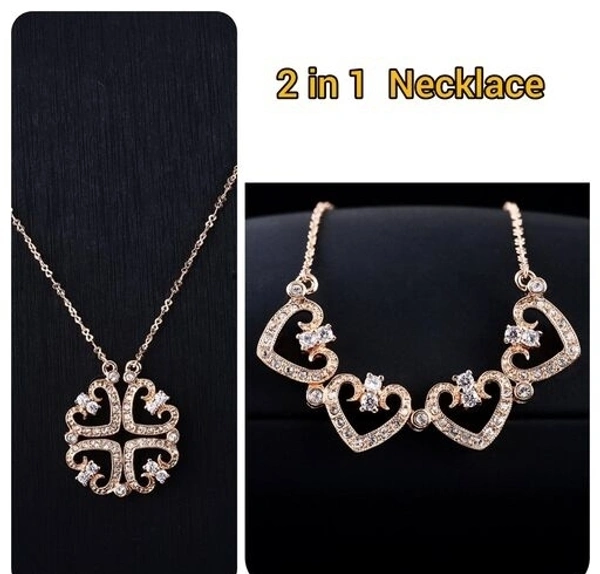 Magnetic Love  Necklace  - Ross gold, Adjustable 