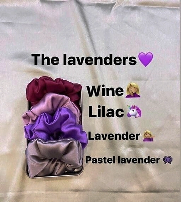 Scrunchie Set - lilac