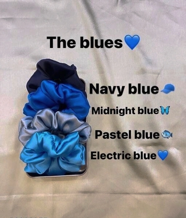 Scrunchie Set - blue