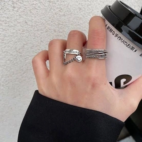 Good Luck Ring  - silver, Free size