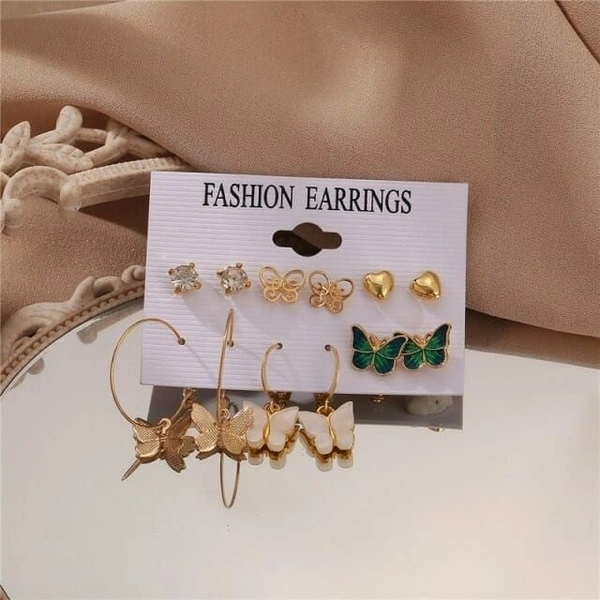 Butterfly Earrings Set