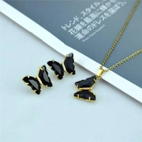 Butterfly Necklace & Earrings Set  - 275