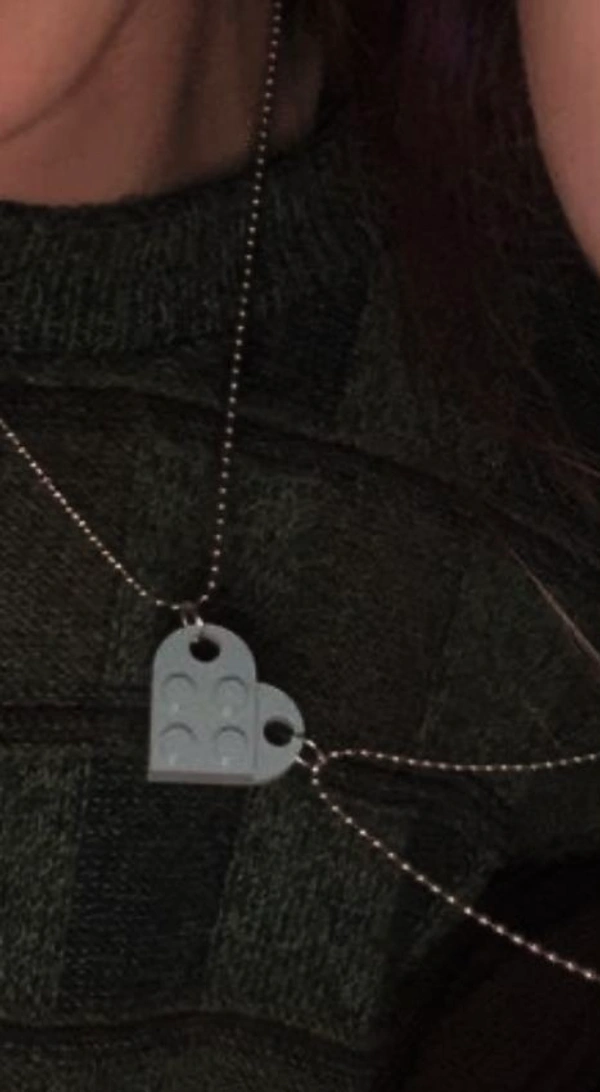 Logi Couple Necklace  - purple