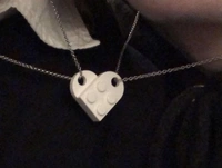 Logi Couple Necklace  - purple