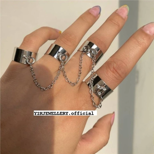 Punk Ring Set - silver