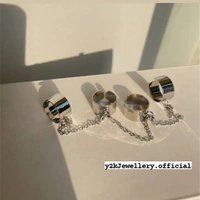 Punk Ring Set - silver