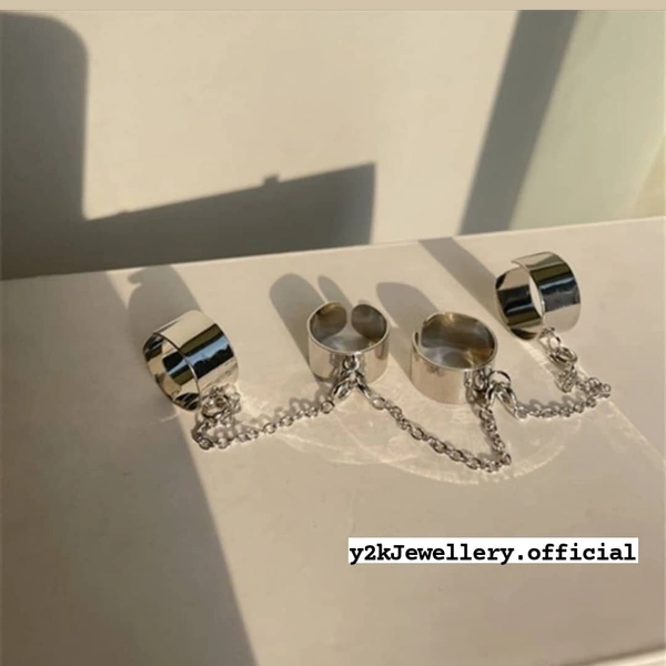 Punk Ring Set - silver