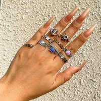 Punk Doll Rings Set  - free size