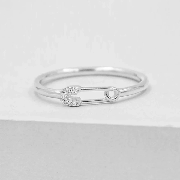 Chunky Silver Rings Set - 17