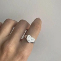 Chunky Silver Rings Set - 17