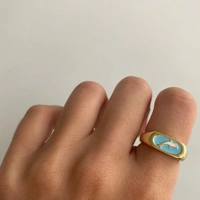 Mashroom Y2k Rings Set 