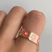 Mashroom Y2k Rings Set 