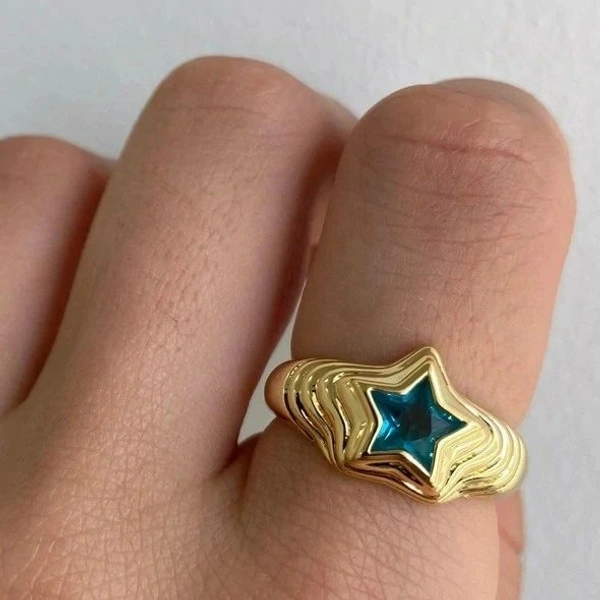 Y2k Summer Rings Set