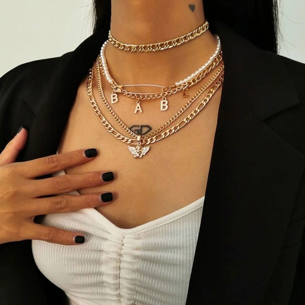 Babe Multi Layered Necklace Set