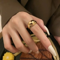 Love Dose Ring  - Golden , Free Size 