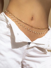 Layed Waist Chain  - Silver