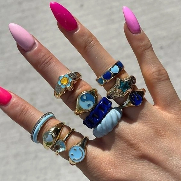Bluey Rings Set  - Free Size 