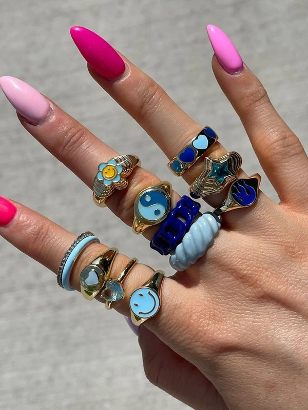 Bluey Rings Set  - Free Size 