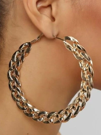 Cuban Hoop Earrings 