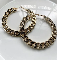 Cuban Hoop Earrings 