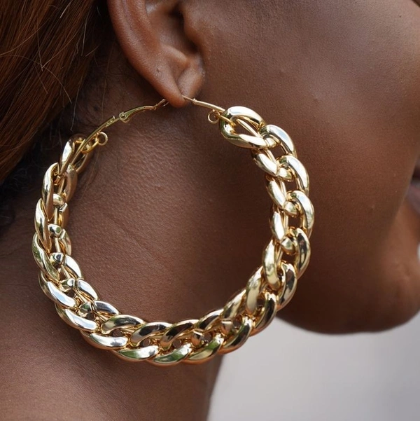 Cuban Hoop Earrings 