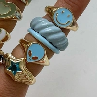 Alien Rings Set  - Free Size 