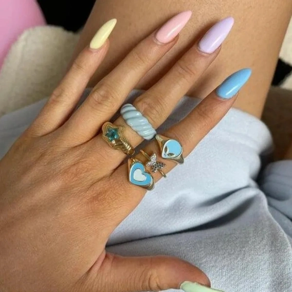 Alien Rings Set  - Free Size 