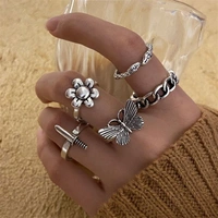 Punk Shord Rings Set  - Free Size 