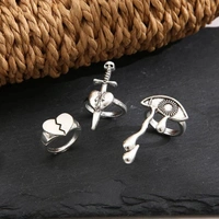 Broken Heart Rings Set 
