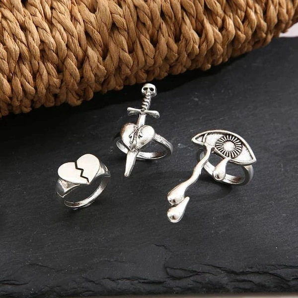Broken Heart Rings Set 