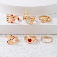 Hug Me Rings Set - Free Size