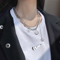 Layered Smile Necklace 