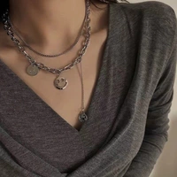 Layered Smile Necklace 