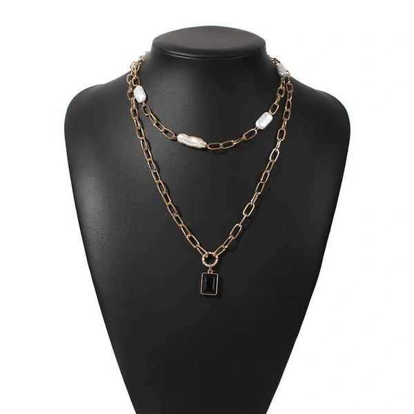 Pearl Gemstone Necklace 