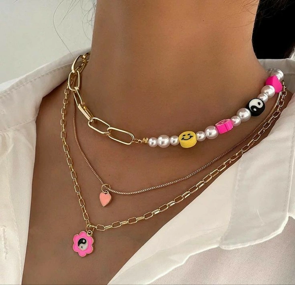 Flower Yan Yung Necklace 